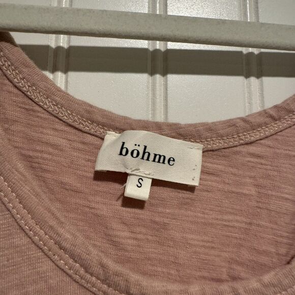 Bohme Pink Cotton Jumpsuit Loungewear Size Small - Picture 5 of 8
